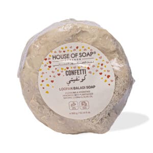 Confetti Loofah Baladi Soap 300g