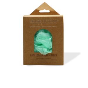 Bath Loofah Puff Green